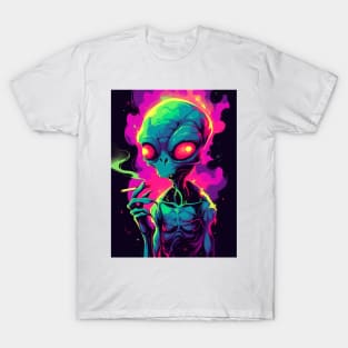 Psichedelic Alien T-Shirt